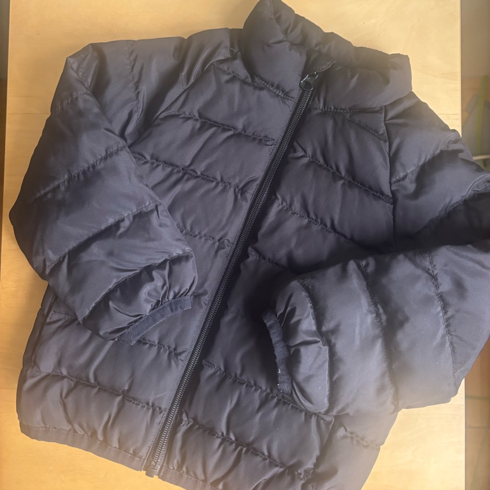 Wonder Nation Black Puffer Jacket for Kids
